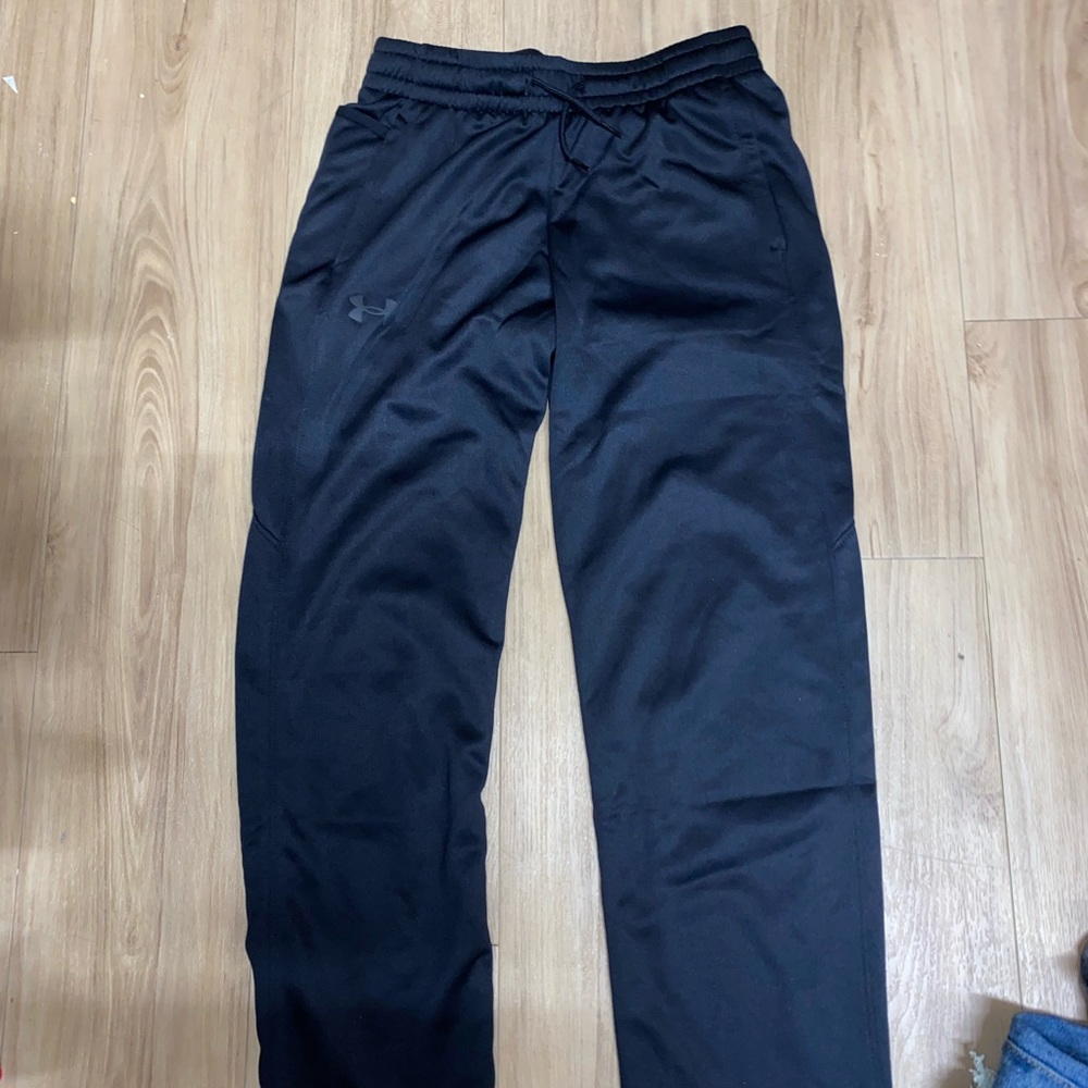 boys size large under armor black sweats